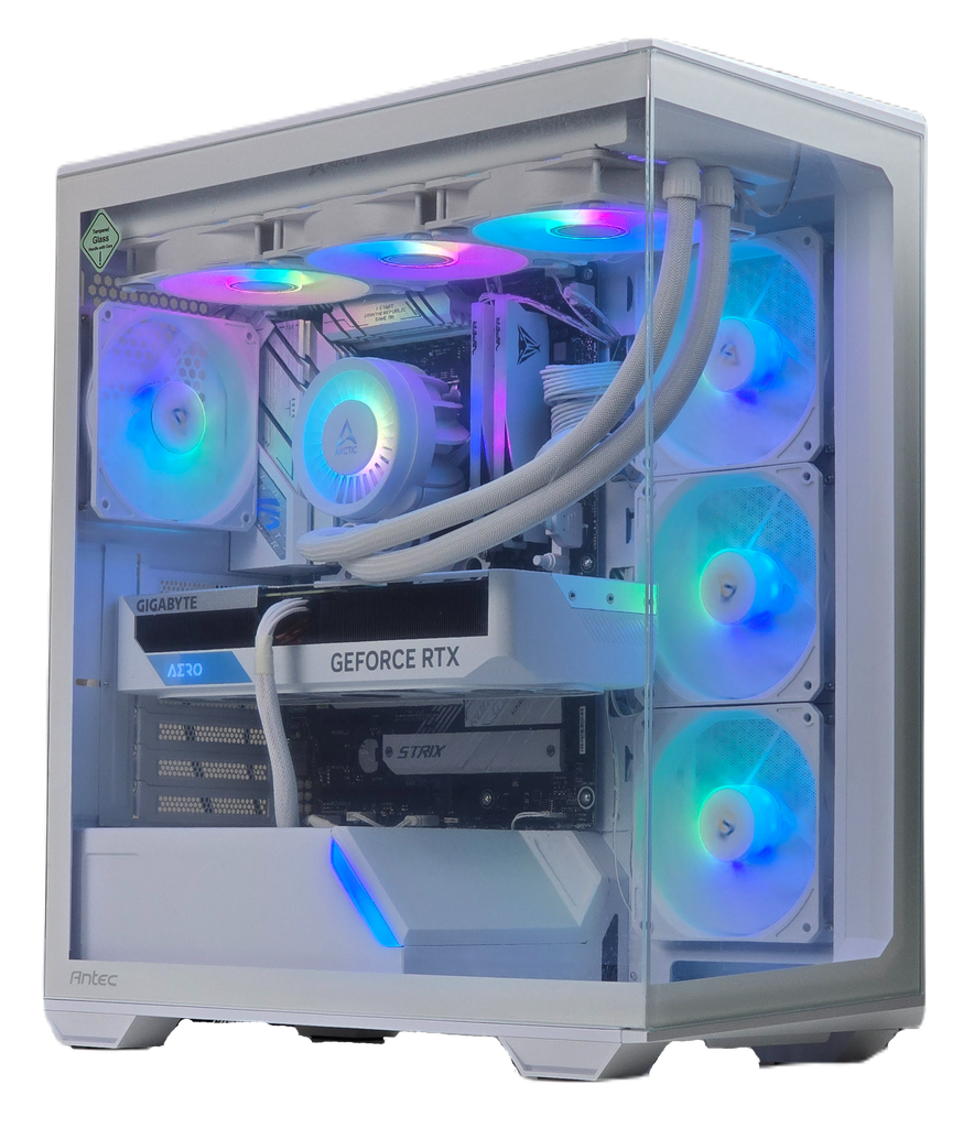 PC CRYSTAL Blanc - RTX 5070 Ti