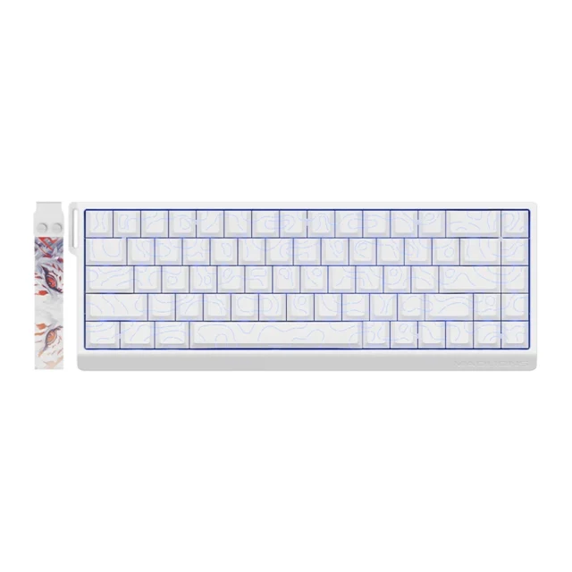 Clavier - FGG MADLIONS MAD68 PRO HE ANSI US Blanc Side Print [Gateron Jade Custom]