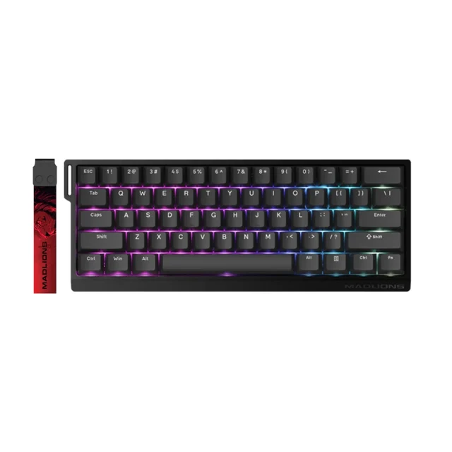Clavier - FGG MADLIONS MAD60 HE Flagship V2 ANSI US Noir