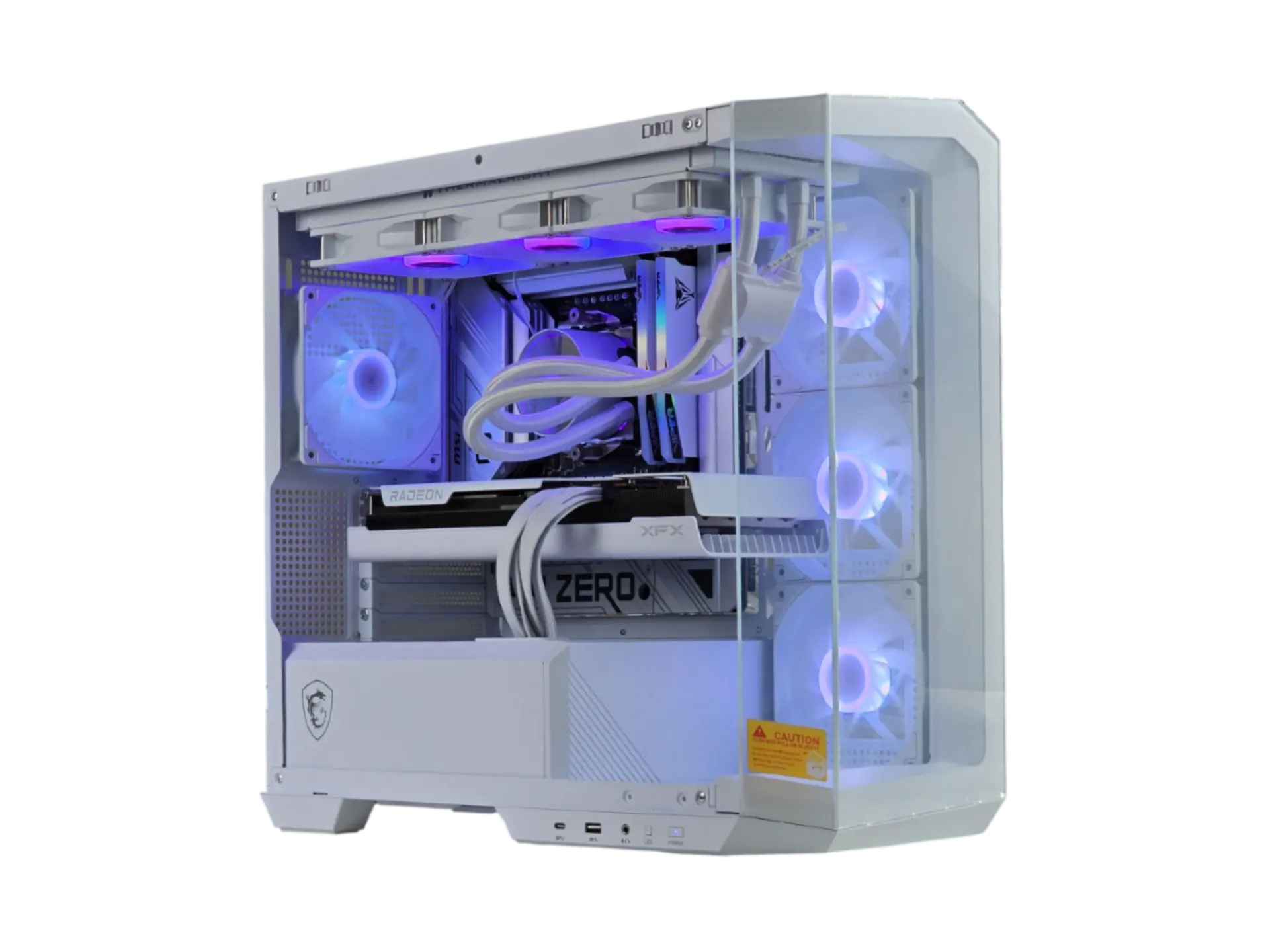 PC ZERO BLANC RADEON™ RX 9070 XT (Avec Optimisation, Avec mise à jour du BIOS)