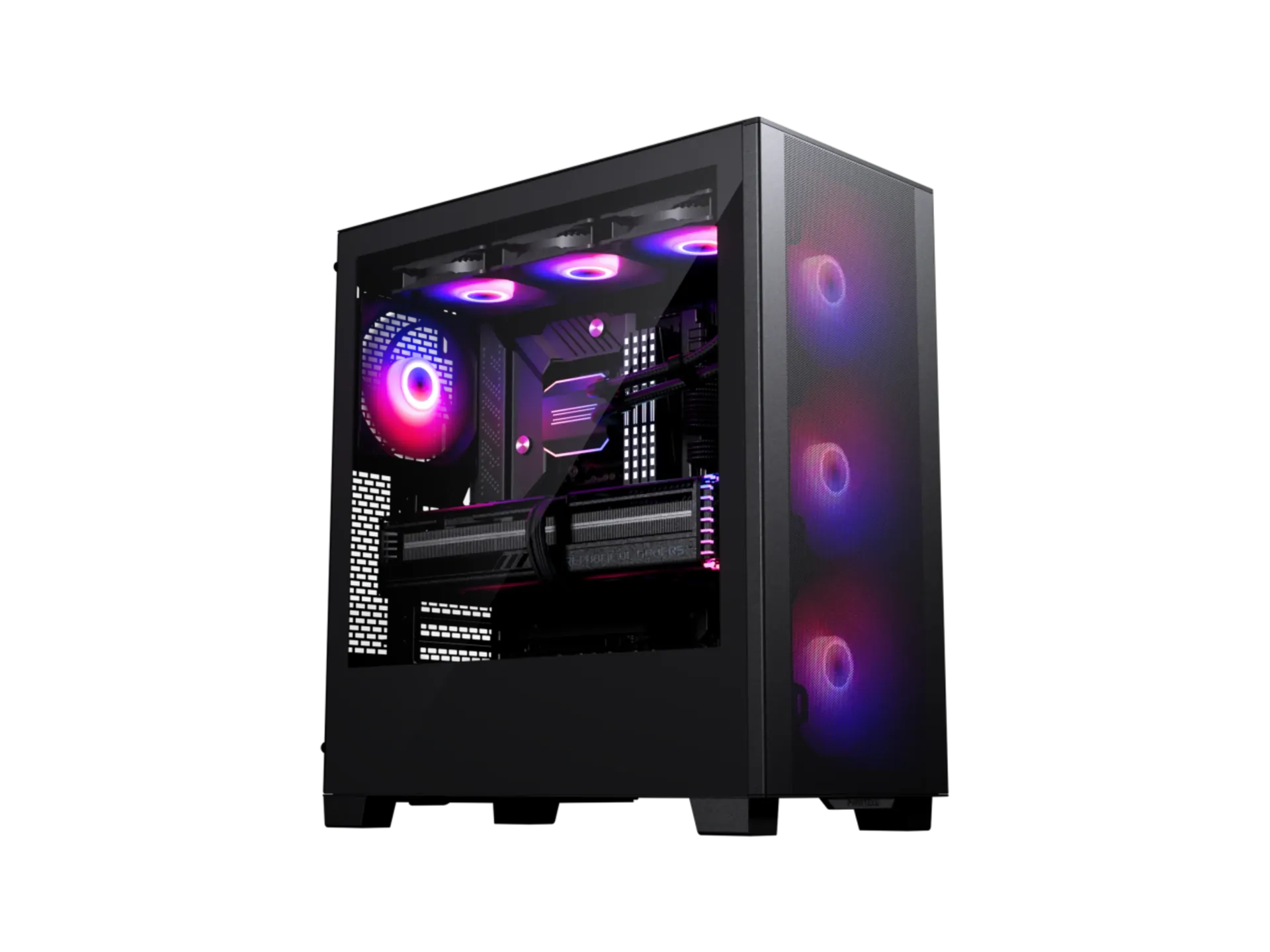 PC BLACK MIRROIR RADEON™ RX 9070 XT (SANS, SANS, Protection 2 ans)