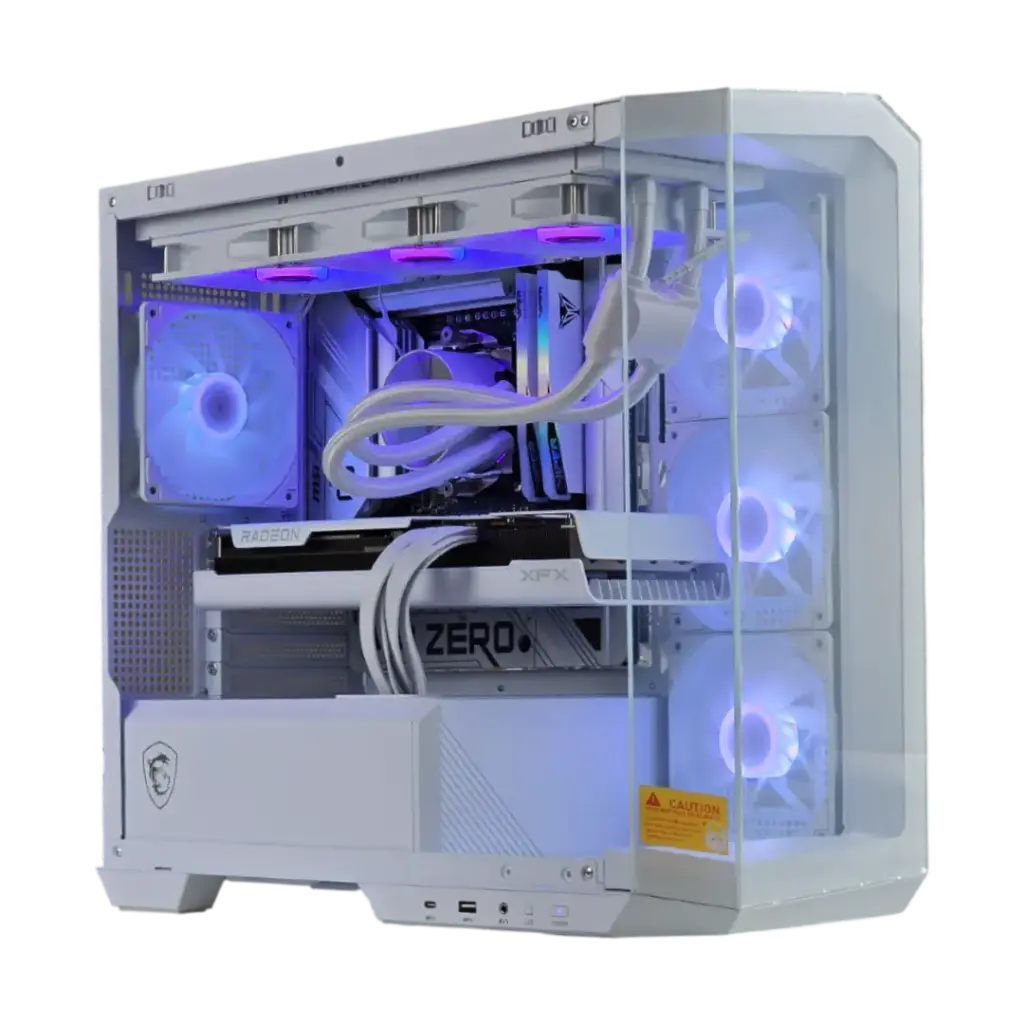 PC ZERO Blanc 7800XT